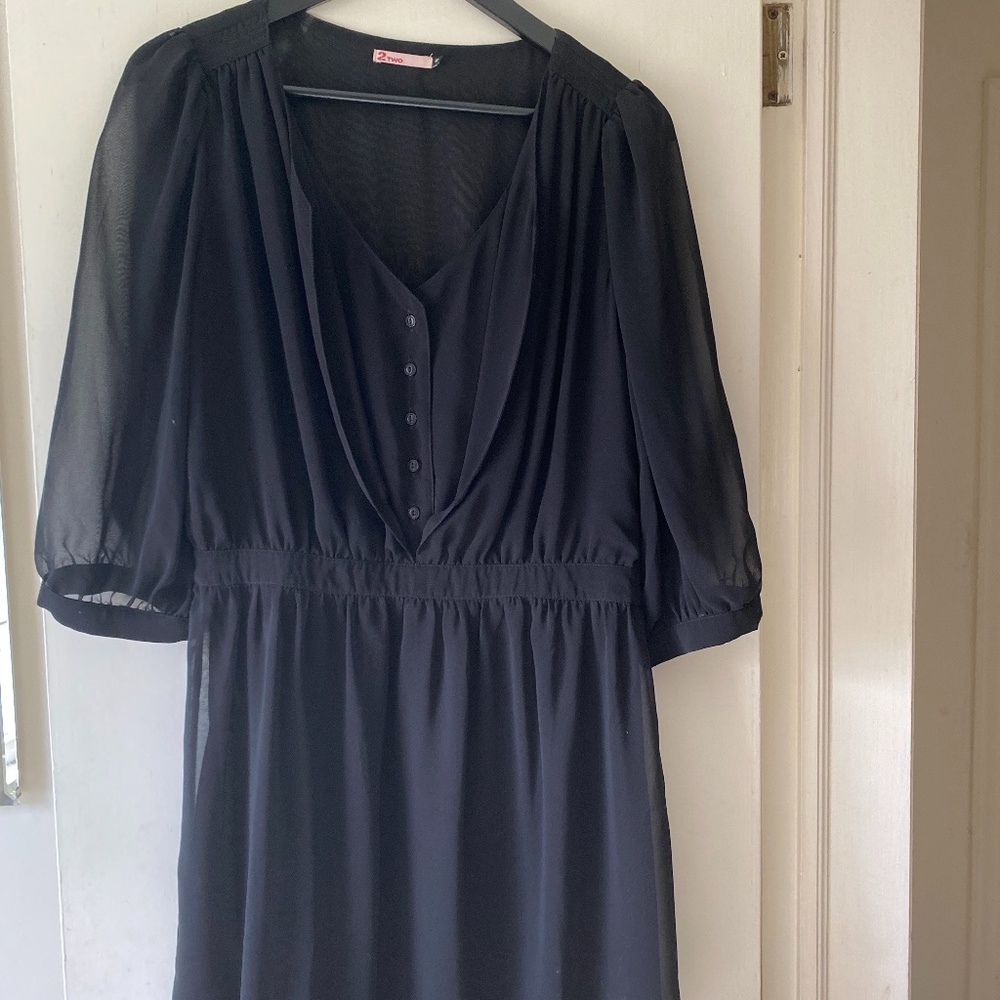 Black dress, size 40 (size M)